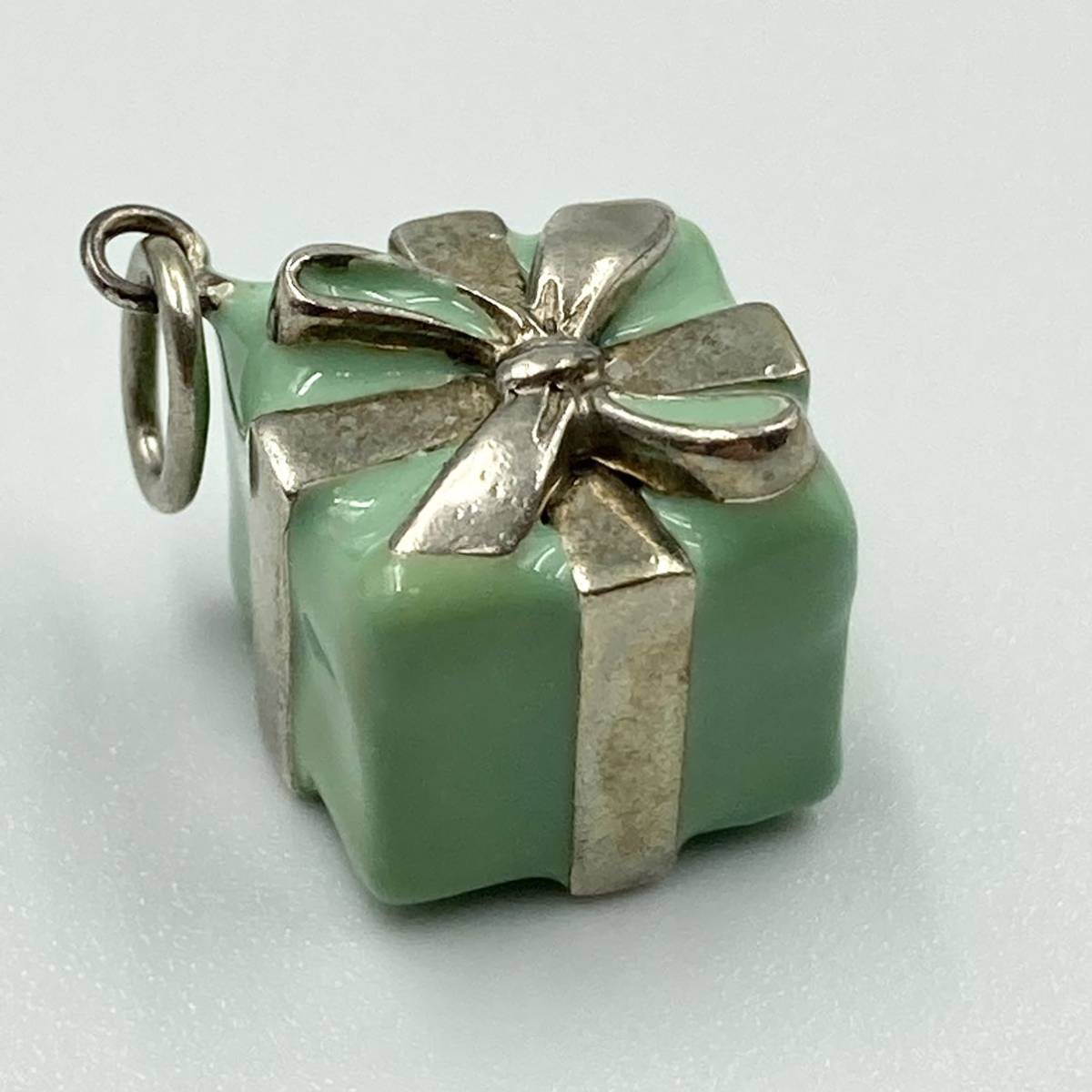 ☆TIFFANY&Co. ブルーボックス チャーム☆ティファニー silver