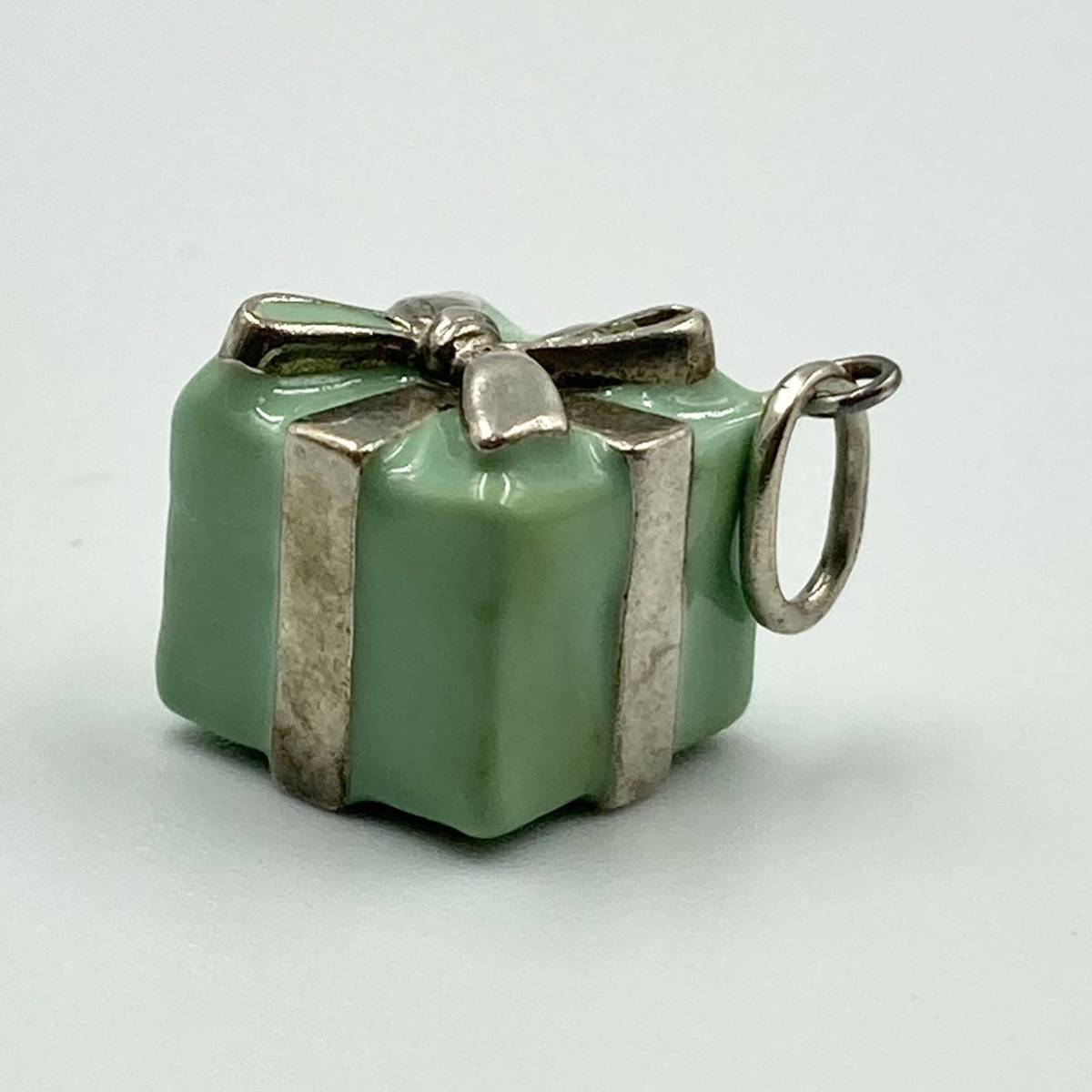 ☆TIFFANY&Co. ブルーボックス チャーム☆ティファニー silver