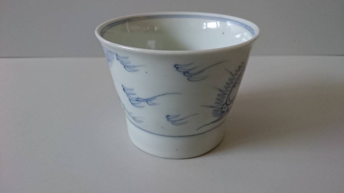 蕎麦猪口 古伊万里 古美術 古伊万里染付そば猪口10客 口径約8㎝ 東Y8