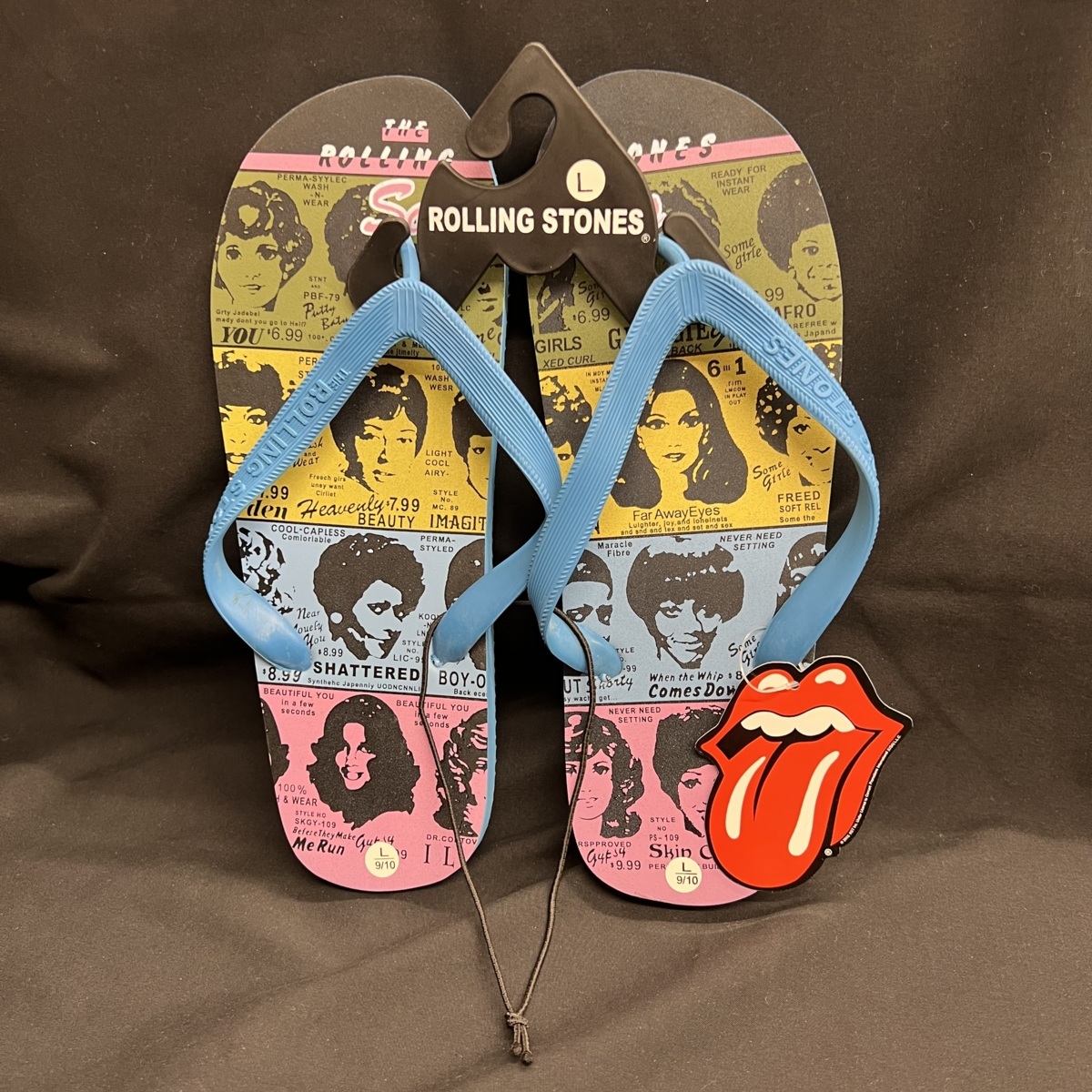 【新作登場，得価】 ROLLING STONES / SANDALS NEW 95年Dead Stock Lサイズ(Rolling Stones)｜売買されたオークション情報、yahooの商品情報をアーカイブ公開 - オークファン R