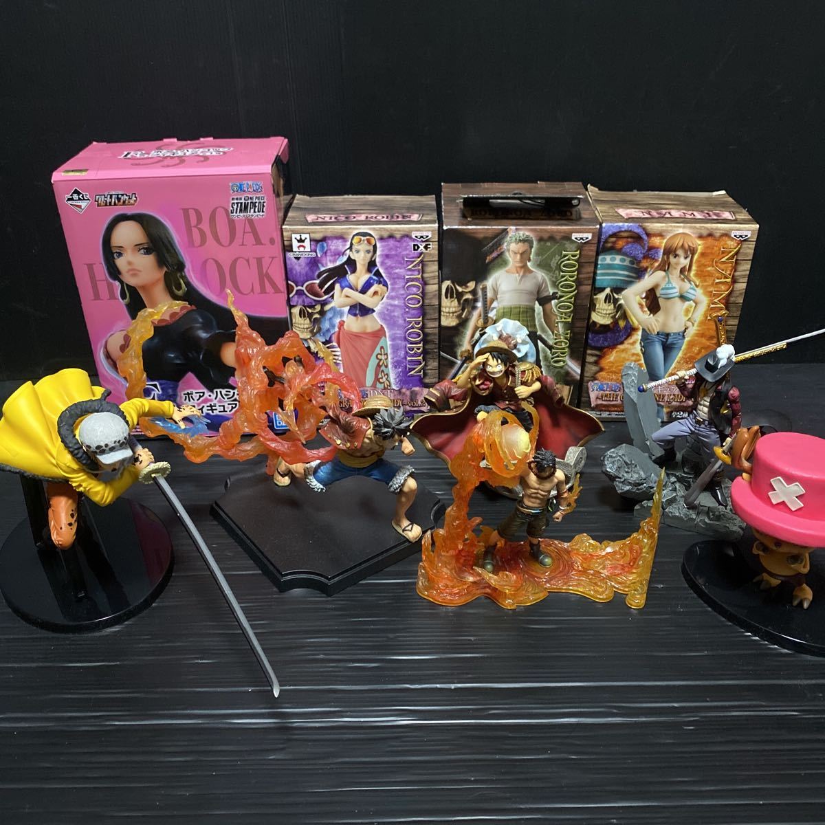 ONE PIECE フィギュア 10体 美品 一番くじ グラメン 造形王 ワンピース 