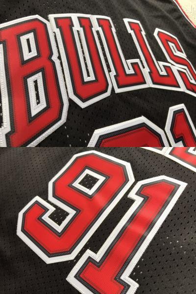 美品 NBA BULLS デニス・ロッドマン RODMAN #91 シカゴ・ブルズ