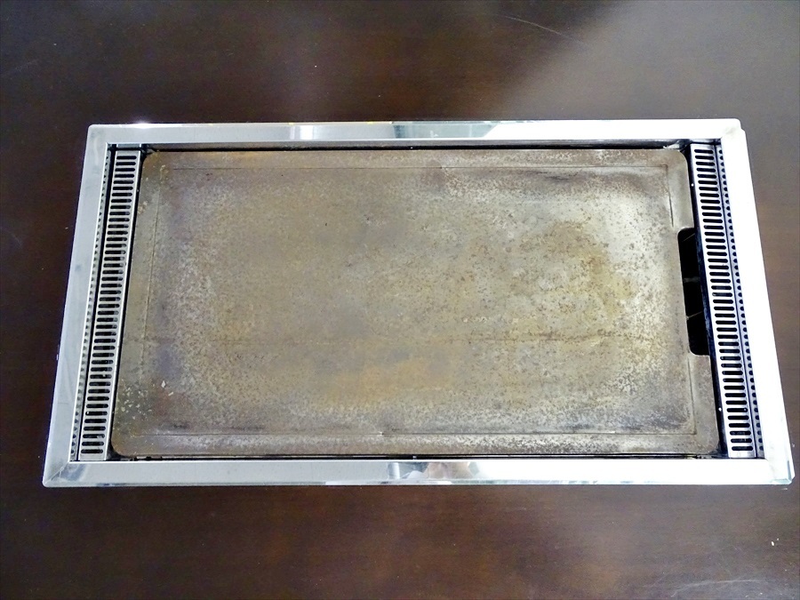 お好み焼き テーブル 鉄板 鉄板焼き 業務用 LPガス 中古 プロパン」の 