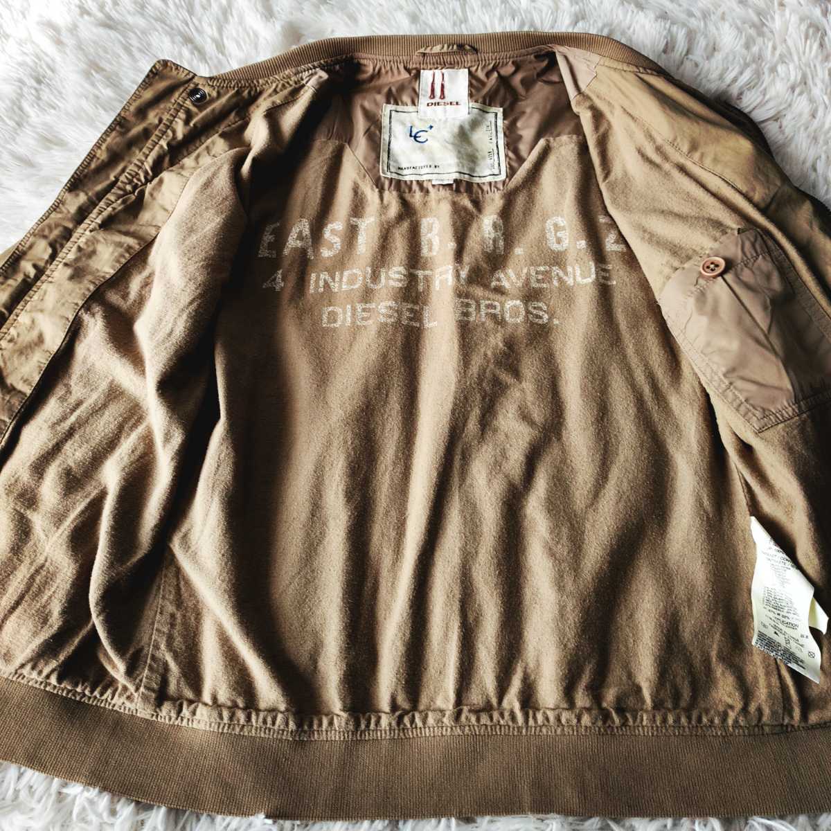 男の色気と強印象】DIESEL ディーゼル ブルゾン MA-1 ミリタリー 