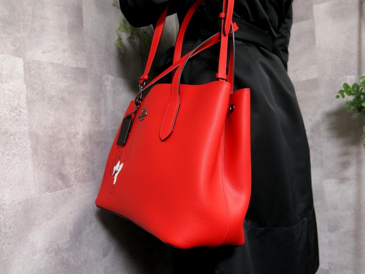 未使用 DISNEY × COACH アベニュー トート ウィズ スケートボード