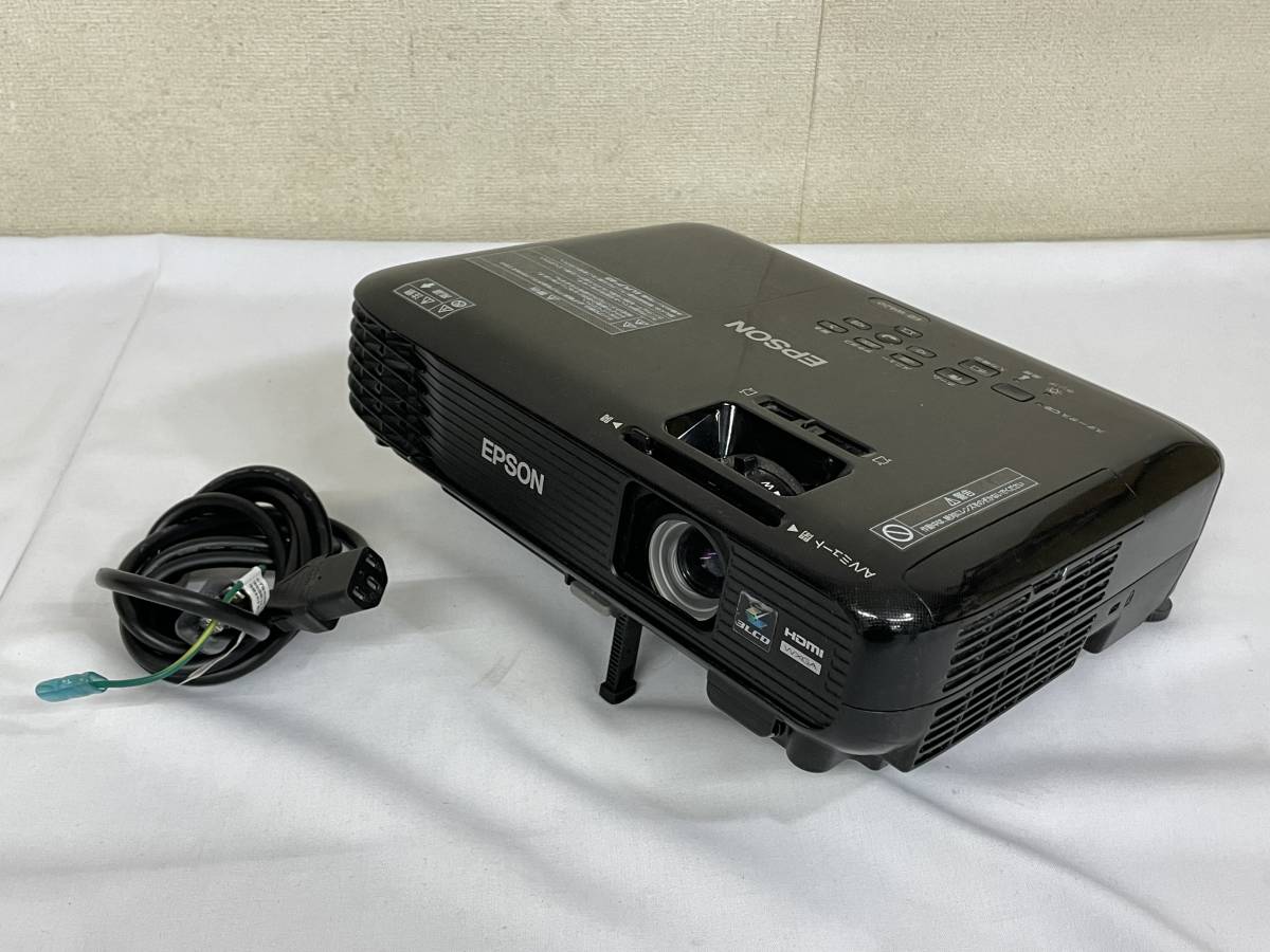 μP3【EPSON LCD プロジェクター】EB-W420 ランプ点灯時間 明るさ高