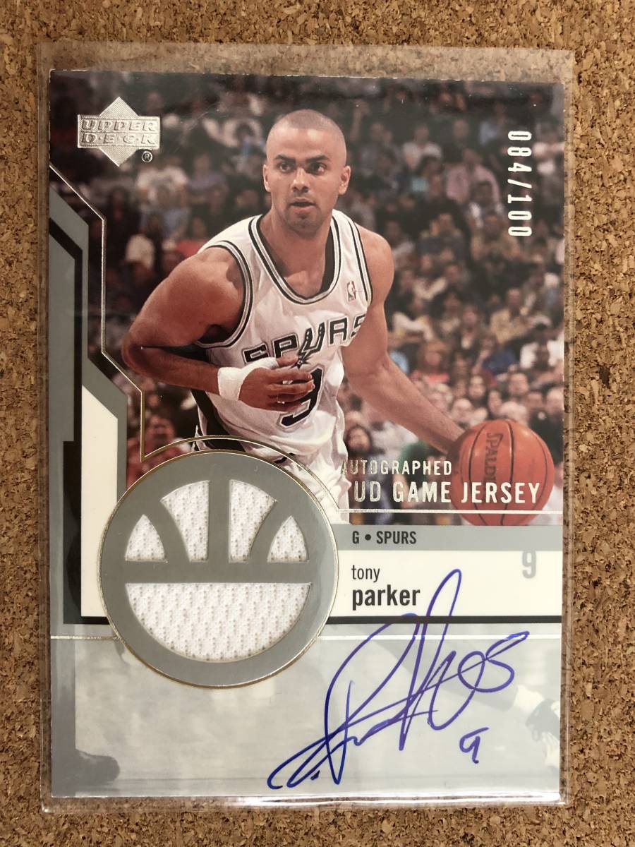 低価，新作 UD GAME JERSEY AUTOGRAPHED 084-100 TONY PARKER(Upper Deck)｜売買されたオークション情報、yahooの商品情報をアーカイブ公開 - オークファン Upper Deck