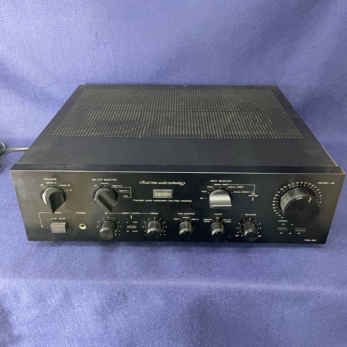 DENON プリメインアンプ PMA-940 デノン PMA-940V プリメイン 動作確認