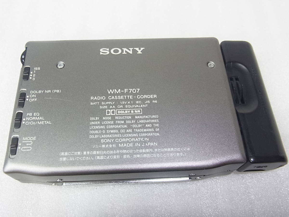 WM-F707 Sony Walkman Cassette-Corder Radio ObsoleteSony 2338 SONY