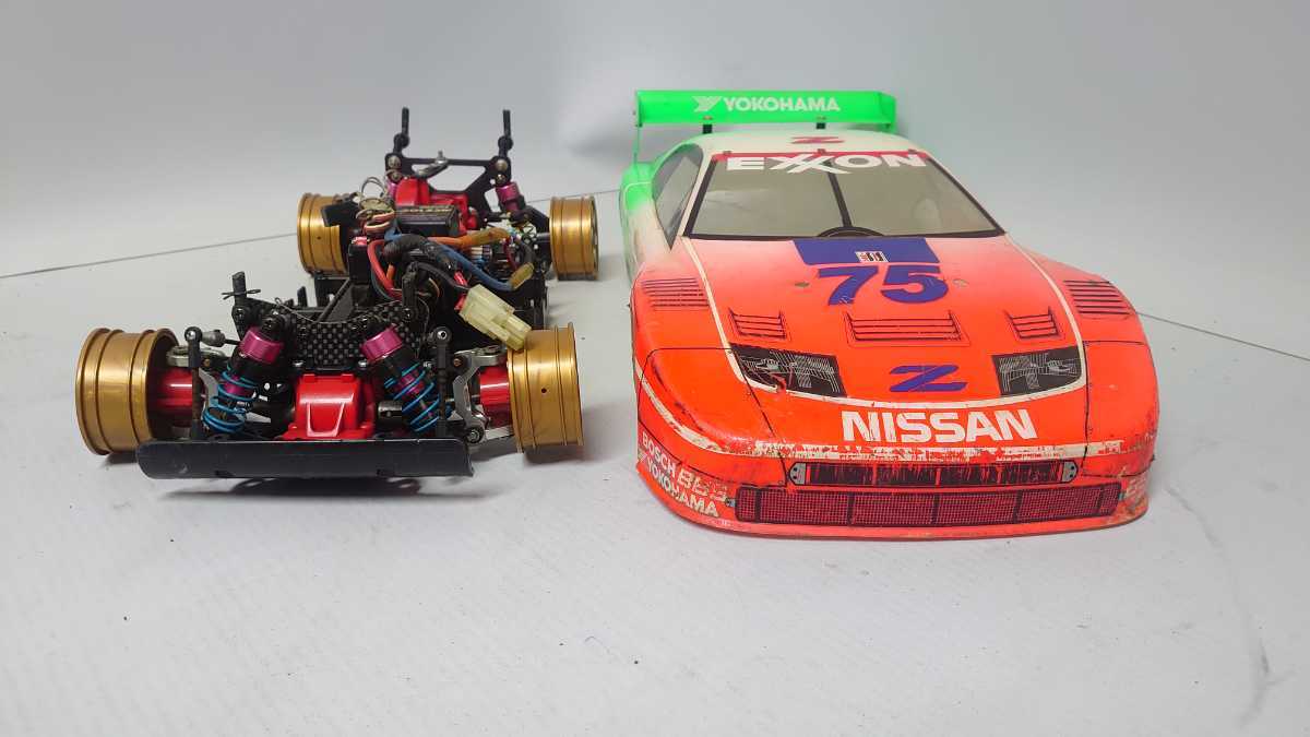 し*こ様 中古　ジャンク　タミヤ　RC 希少　300zx ボディー □希少 タミヤ 1/10 RC NISSAN 300ZX レーシングカー TA01 4WD