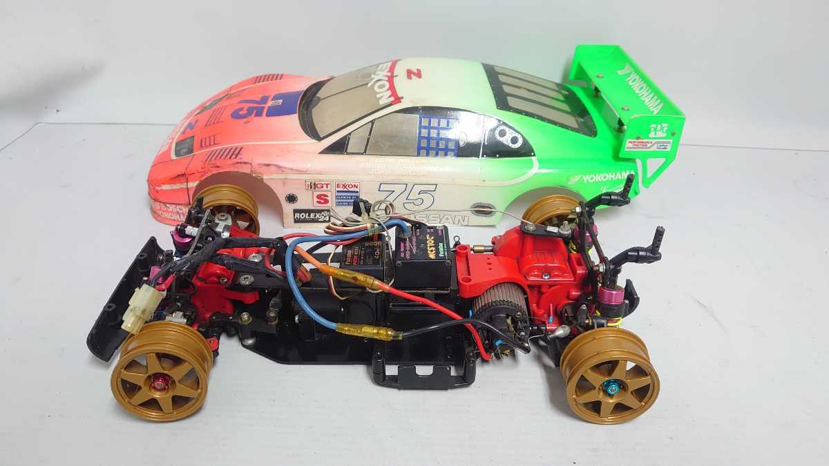 □希少 タミヤ 1/10 RC NISSAN 300ZX レーシングカー TA01 4WD