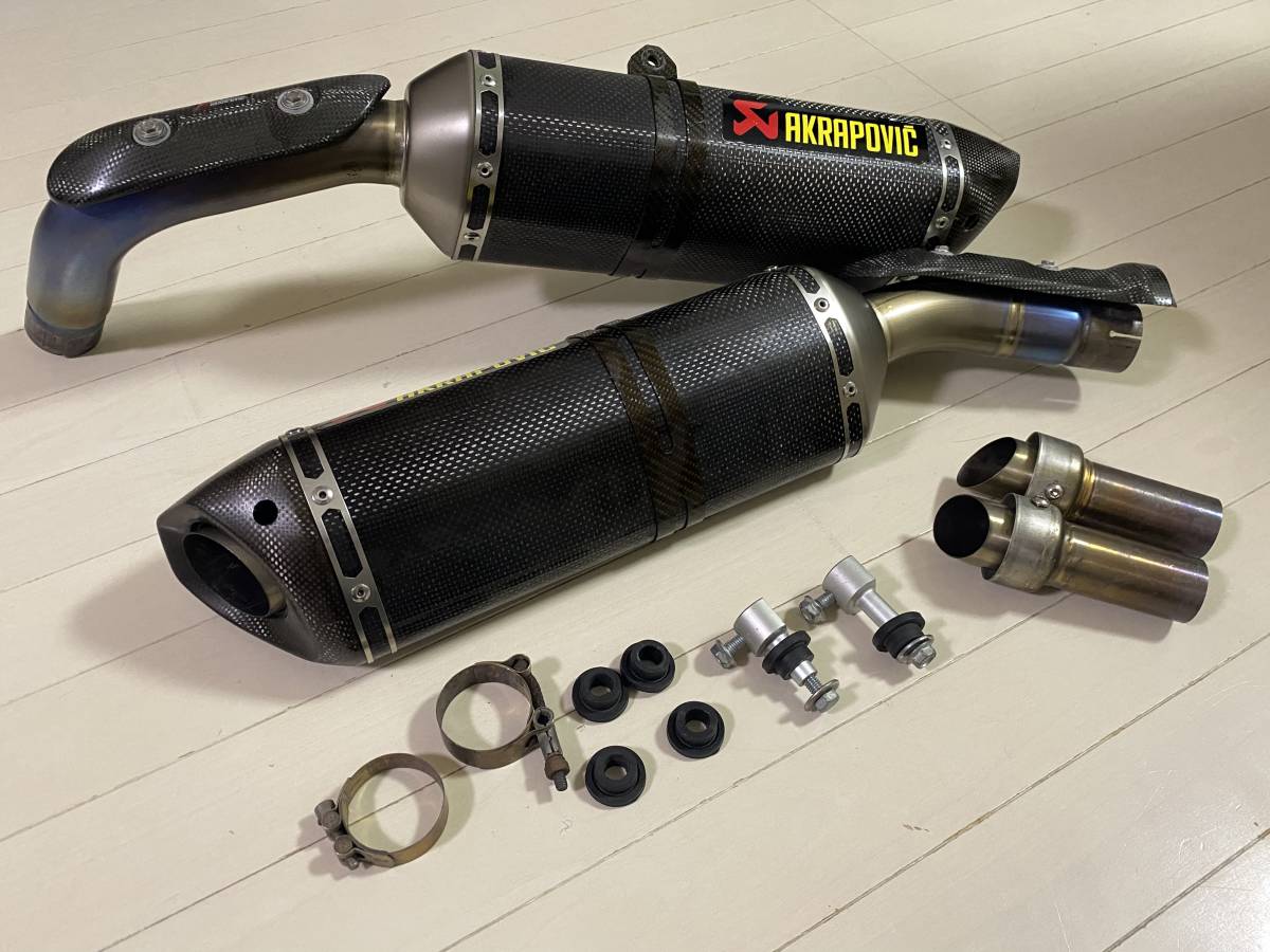 送料込み・即決！】YZF-R1 09〜14用 アクラポビッチ チタン製 スリップ 
