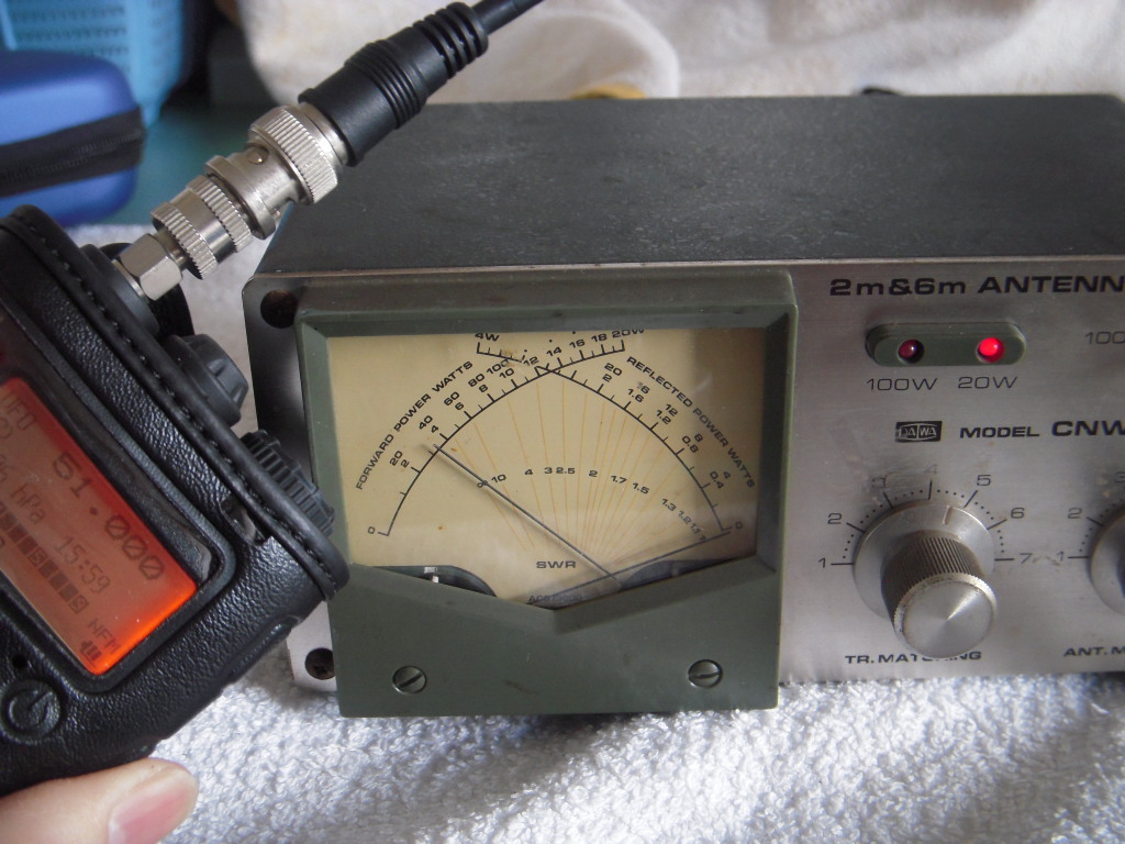 ☆03.31 ◇珍品◇6m&2mアンテナチューナー兼SWRパワー計◇CNW-917