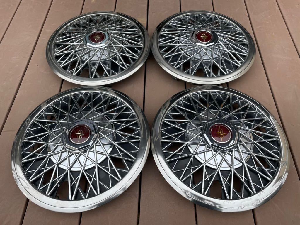 日産 純正 Y30セドリック 前期 ブロアム ワイヤーホイールキャップ 品 