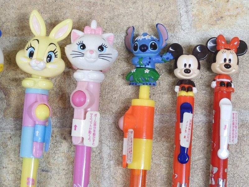 Disney ディズニー ミス バニー マリーちゃん デイジー スティッチetc マスコット シャーペン ボールペンセット 4408y Stage Oucpowersgrowth Com