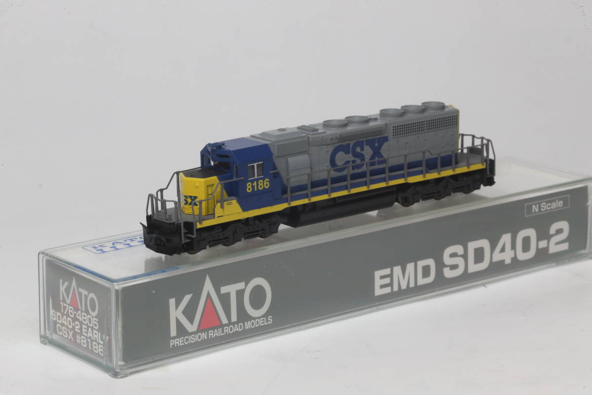 定番人気，セール KATO Ｎゲージ 176-4805 SD40-2 EARLY CSX＃8186(外国車輌)｜売買されたオークション情報、yahooの商品情報をアーカイブ公開 - オークファン 外国車輌