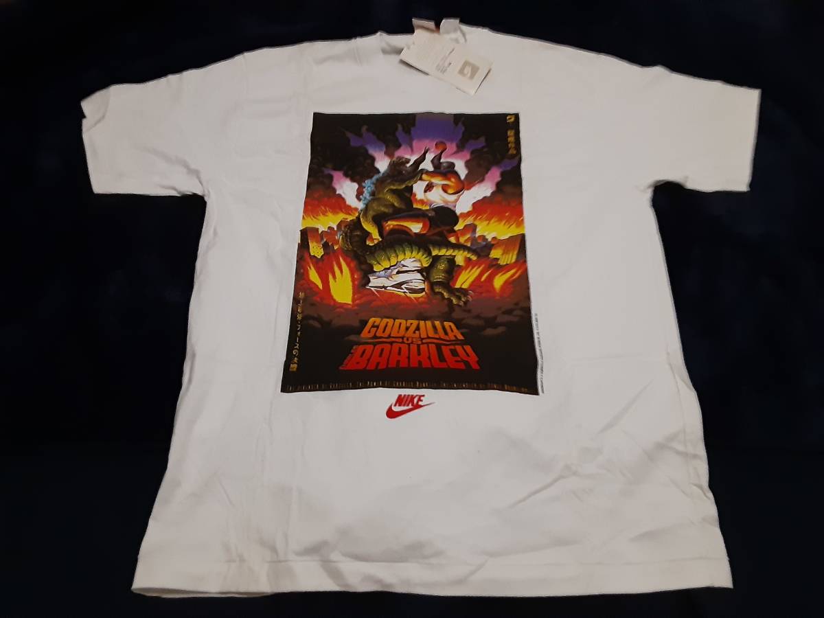 ナイキ ゴジラ バークレー ビンテージ T シャツ フリーサイズ Nike Godzilla Charles Barkley Vintage T Shirt Free Size イラスト キャラクター 売買されたオークション情報 Yahooの商品情報をアーカイブ公開 オークファン Aucfan Com