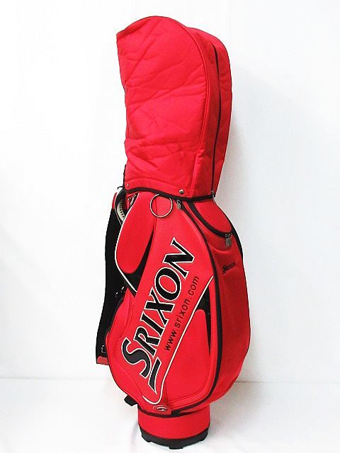 Srixon 赤 キャディバッグ フード付き