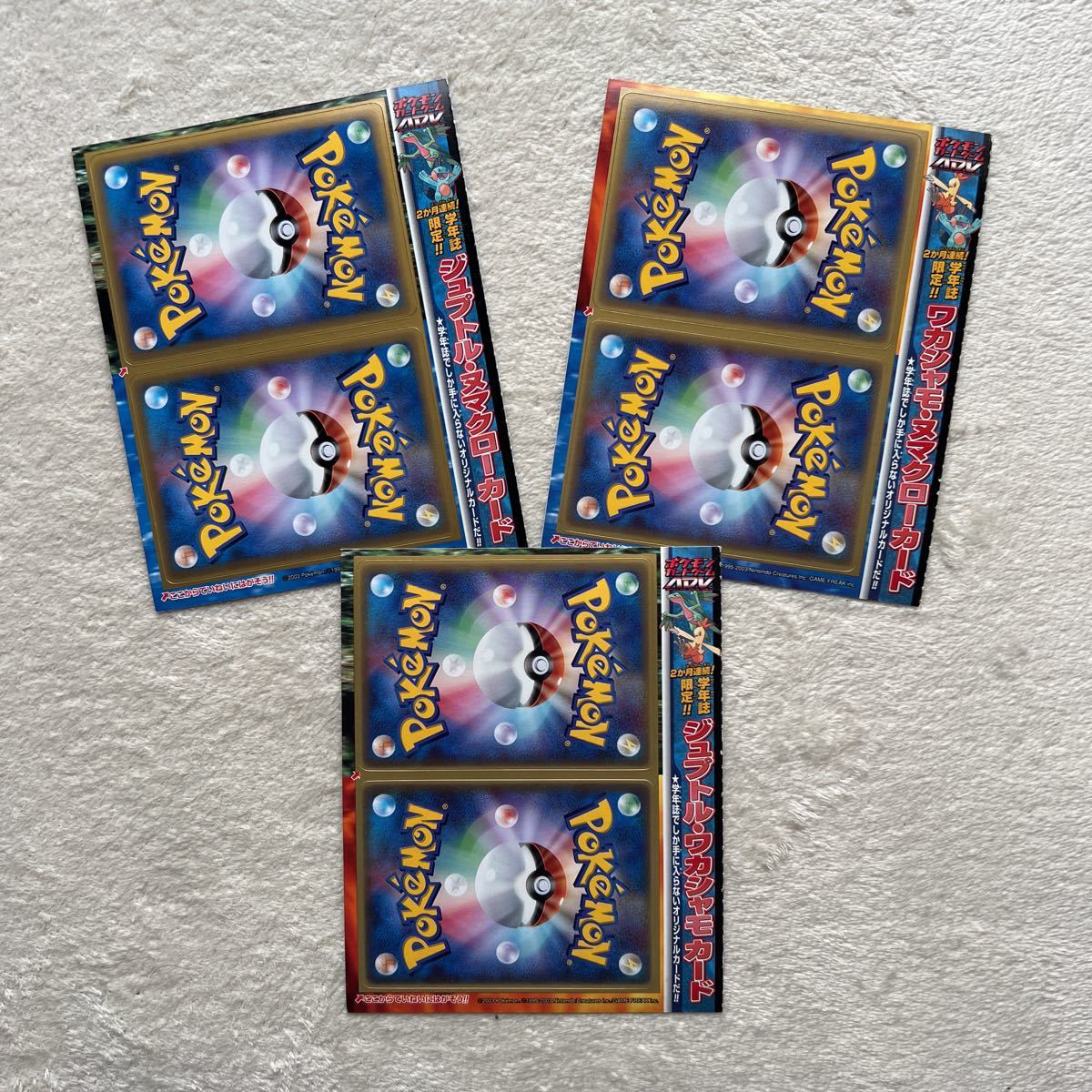 ポケモンカード ジュプトル | プロモ 小学館学年誌おまけカード 未