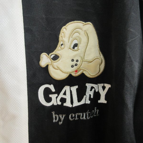 ◎GALFY ガルフィー◇ジャージ トラックジャケット 犬 ドッグ 刺繍 袖 