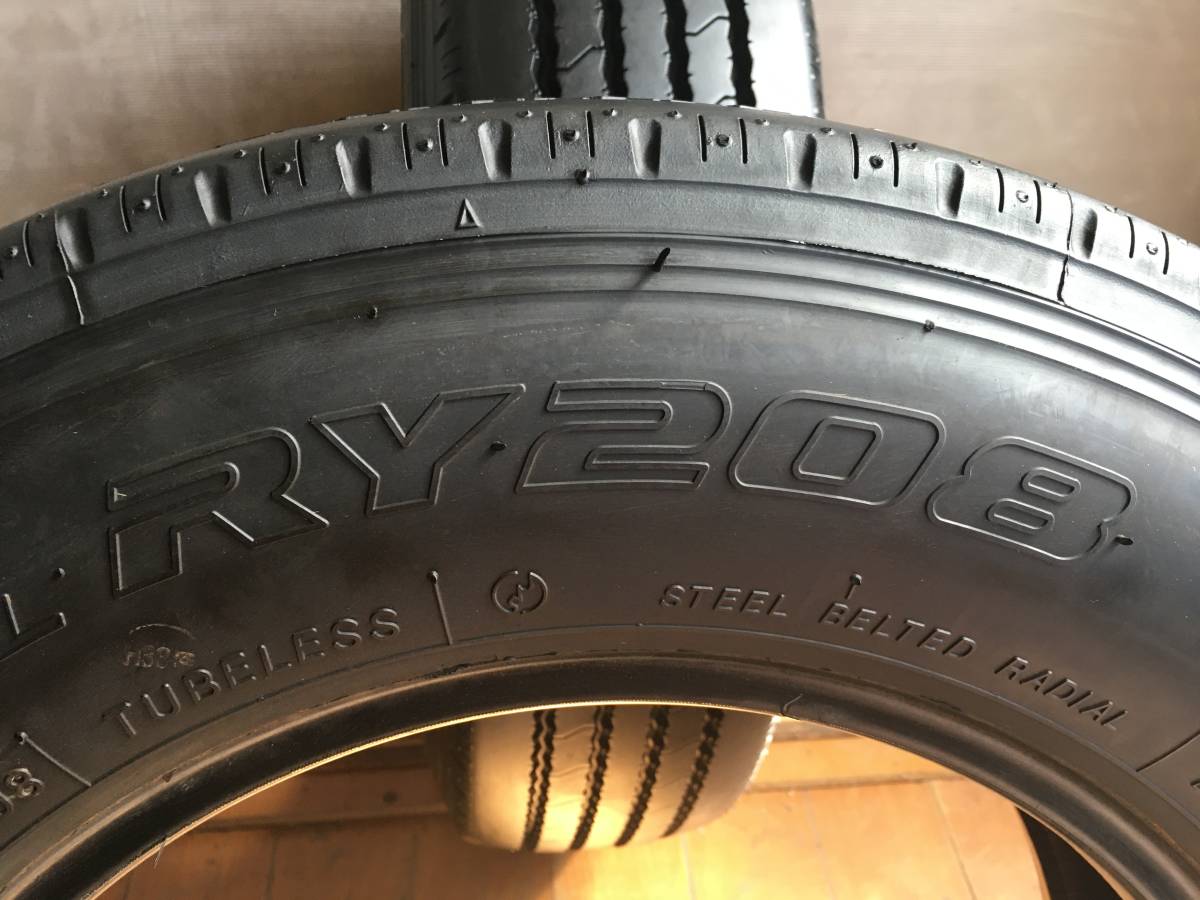 即決送料無料◆195/75R15LT/109-107L/夏2本/ライトトラック/残溝約9㎜
