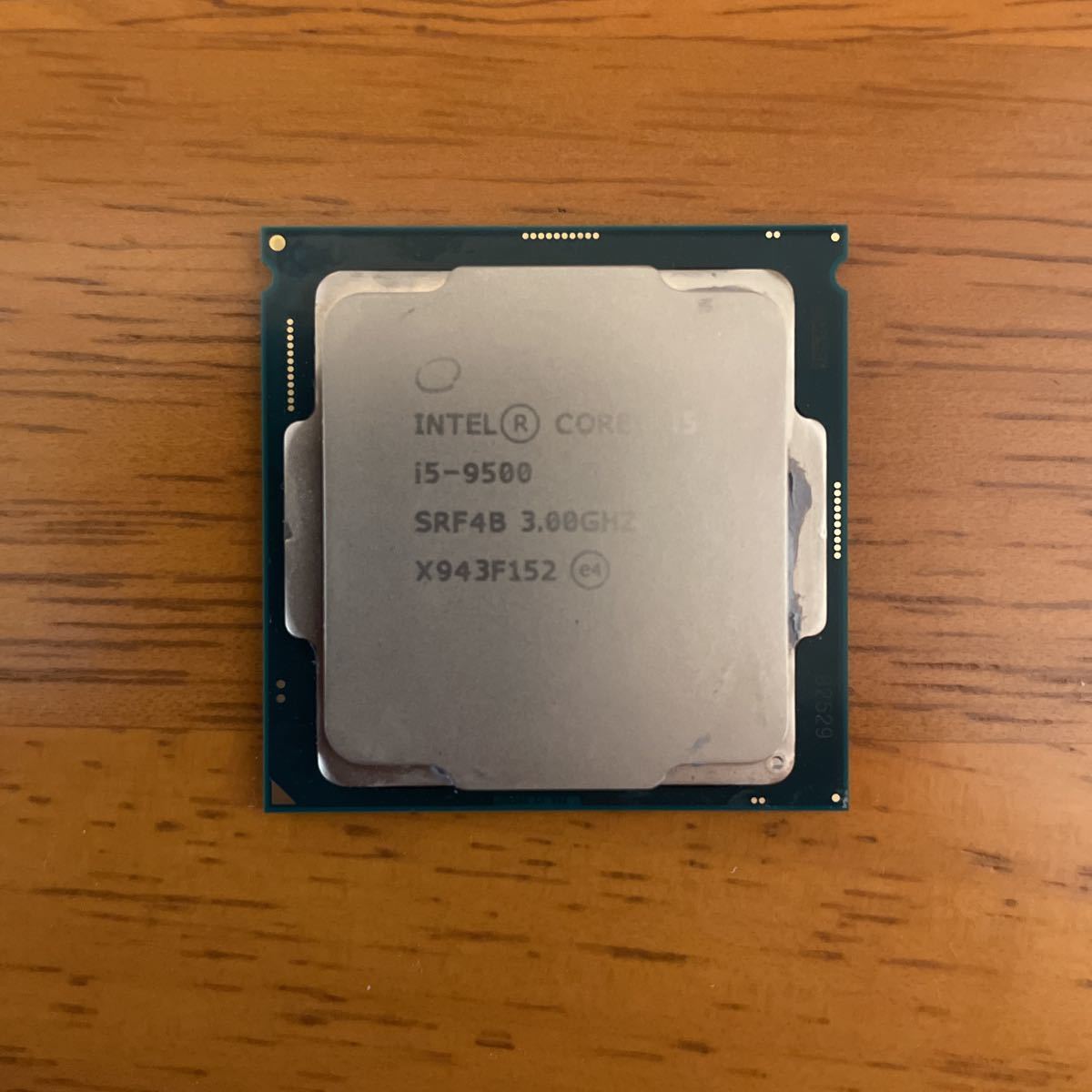 Core i5-9500 CPU SRF4Bジャンク扱い作動PC取り外し Core i5-9500 Intel SRF4B CPU Processor - LGA1151 3.0GHz 0 3.00