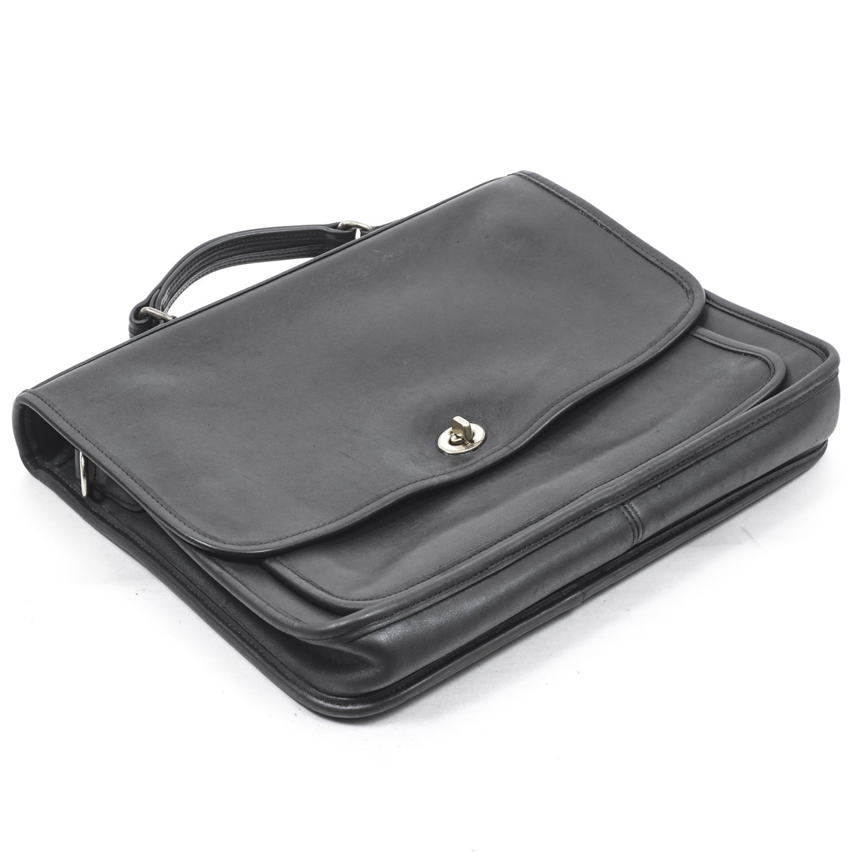 COACH オールレザーブリーフケース USA製 2way グレインレザー 5181 