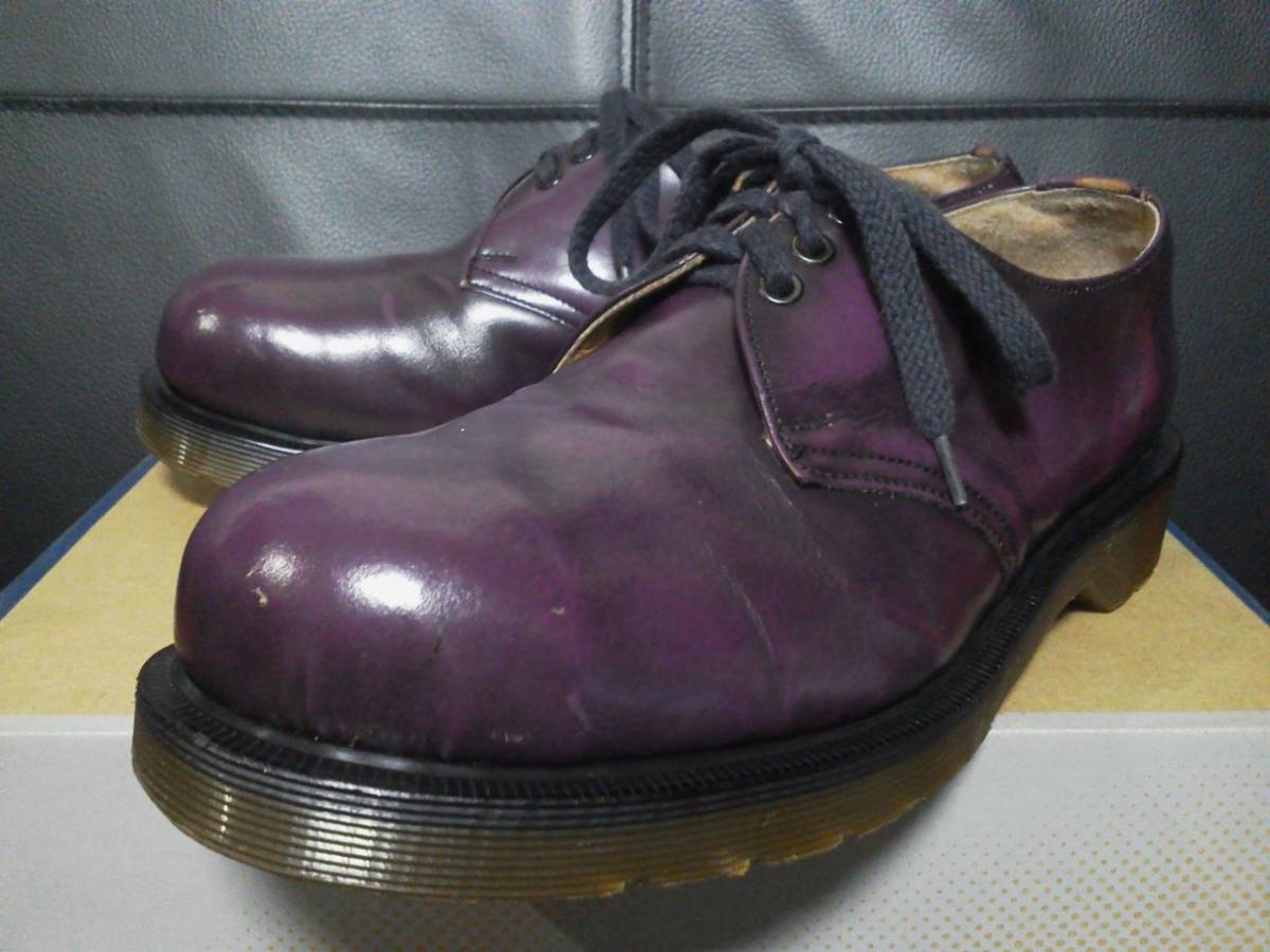 激レア】Dr.Martens 英国製 3ホール UK6 ホワイト社 スチールトゥ 男女 