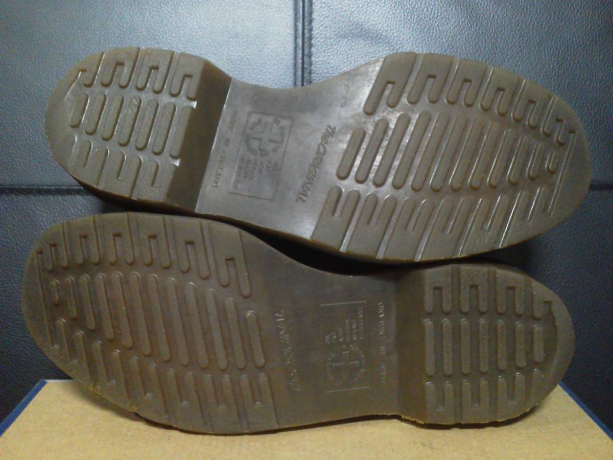 激レア】Dr.Martens 英国製 3ホール UK6 ホワイト社 スチールトゥ 男女 