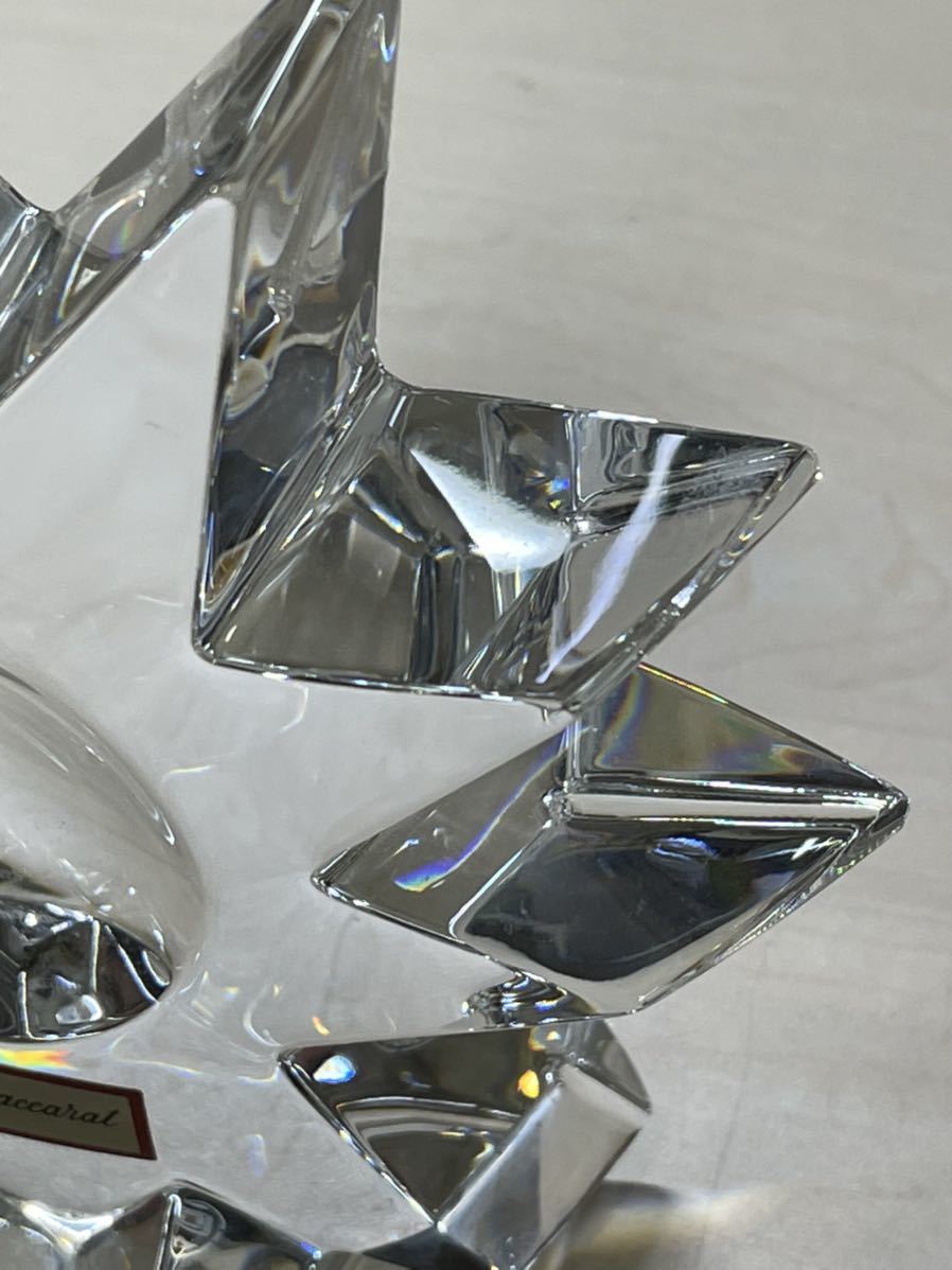 Baccarat バカラ ペーパーウェイト 太陽 クリスタルガラス 箱 付き