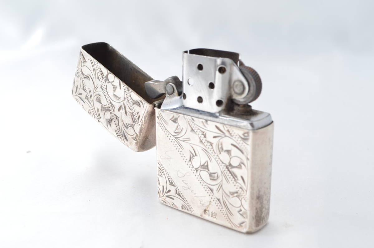 T◇着火OK◇ZIPPO ジッポー STERLING スターリングシルバー 純銀 1992 