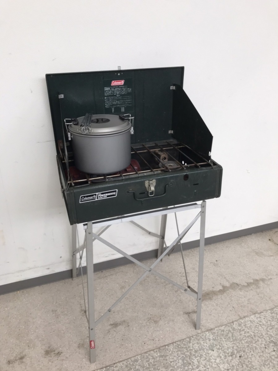□中古☆Colman コールマン 2バーナー ツーバーナー コンロ POWERHOUSE