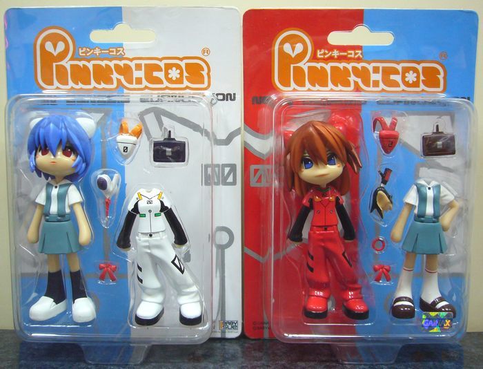 新世紀エヴァンゲリオン　ピンキーコス　アスカ☆綾波レイ