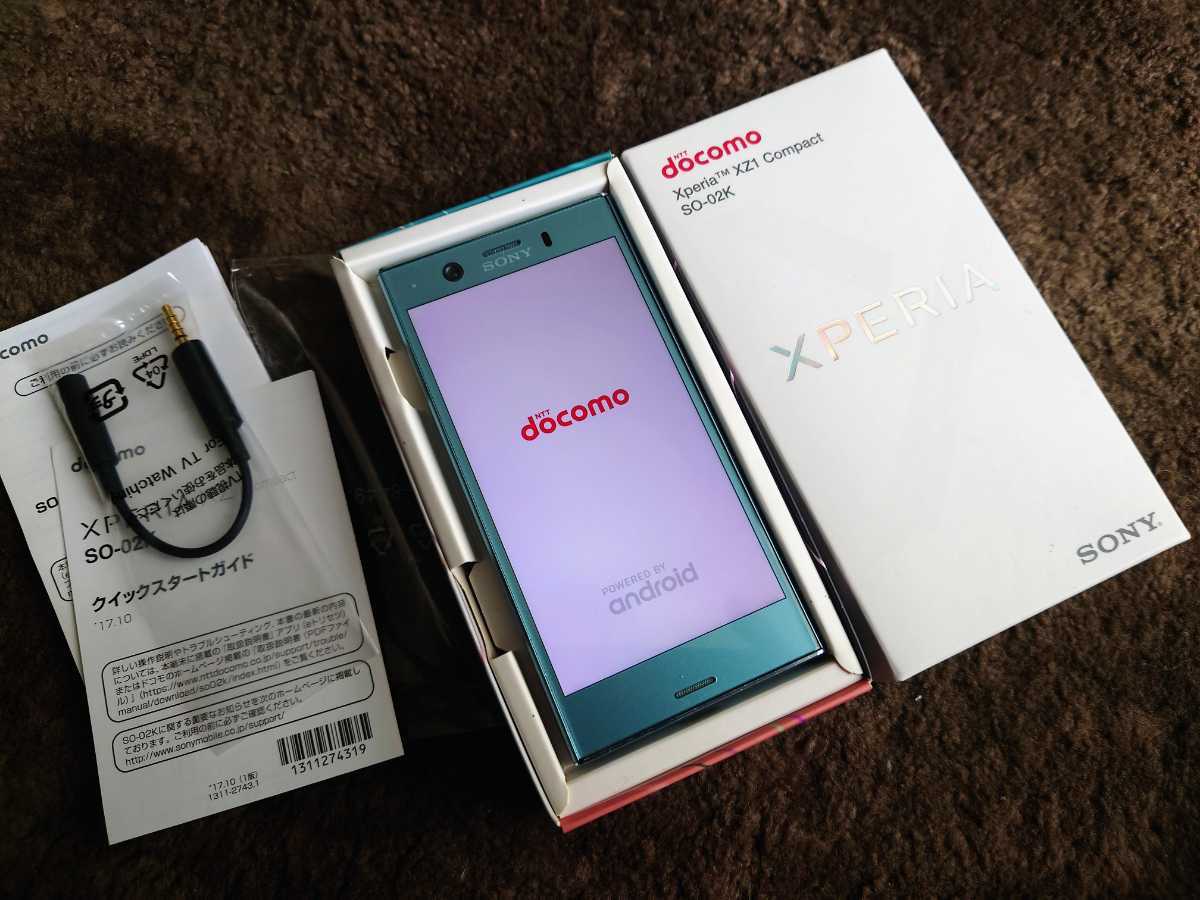 超美品】SIMロック解除済み docomo SO-02K SONY Xperia XZ1 Compact