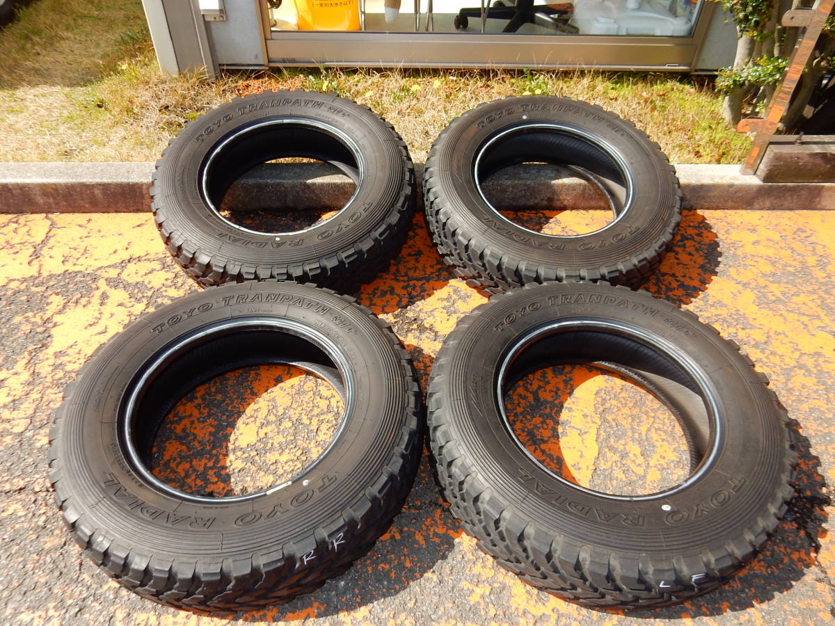 中古】TOYO TRANPATH M/T 195R16C 104/102Q 6PR 2019年製 ジムニー 