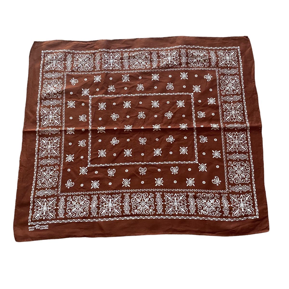 DEADSTOCK 60's Elephant Brand FAST COLOR Bandana ⁄ エレファント