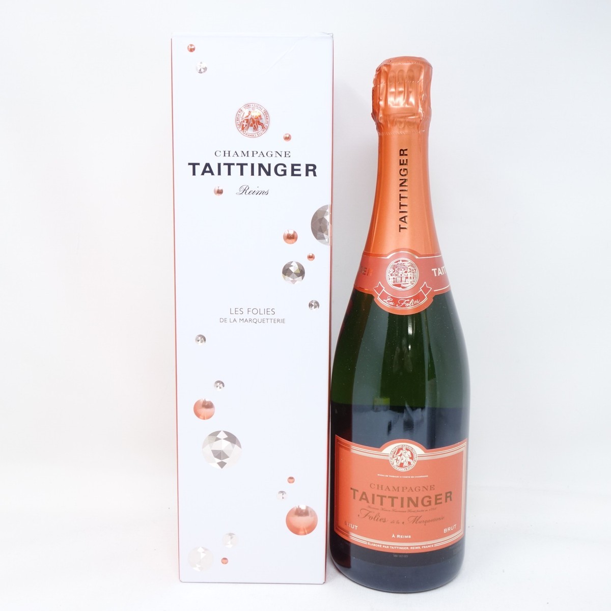 未開栓★テタンジェ レ・フォリ・ド・ラ・マルケットリー750ml 箱付き【R】