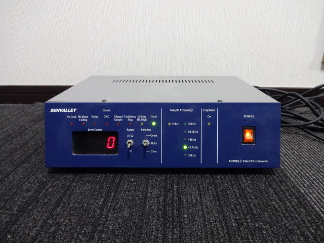 現状動作ジャンク品扱い。 model 2 SUNVALLEY サンバレー D/A