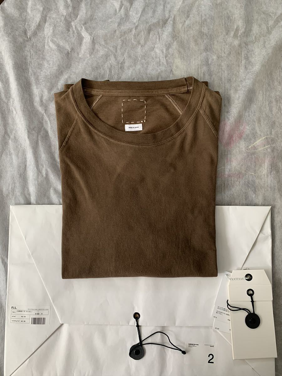visvim CLUBHOUSE TEE 3/4 (N.D.) DK.MUD SIZE2 F.I.L. Indigo Camping 