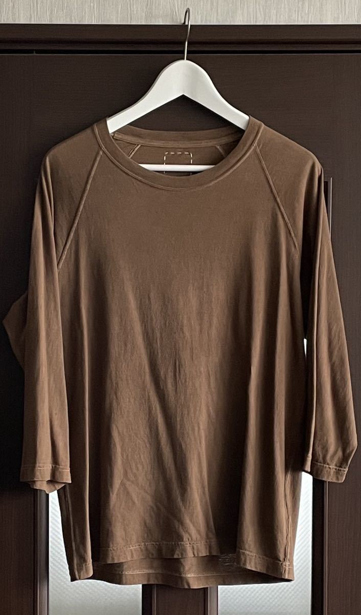visvim CLUBHOUSE TEE 3/4 (N.D.) DK.MUD SIZE2 F.I.L. Indigo Camping 