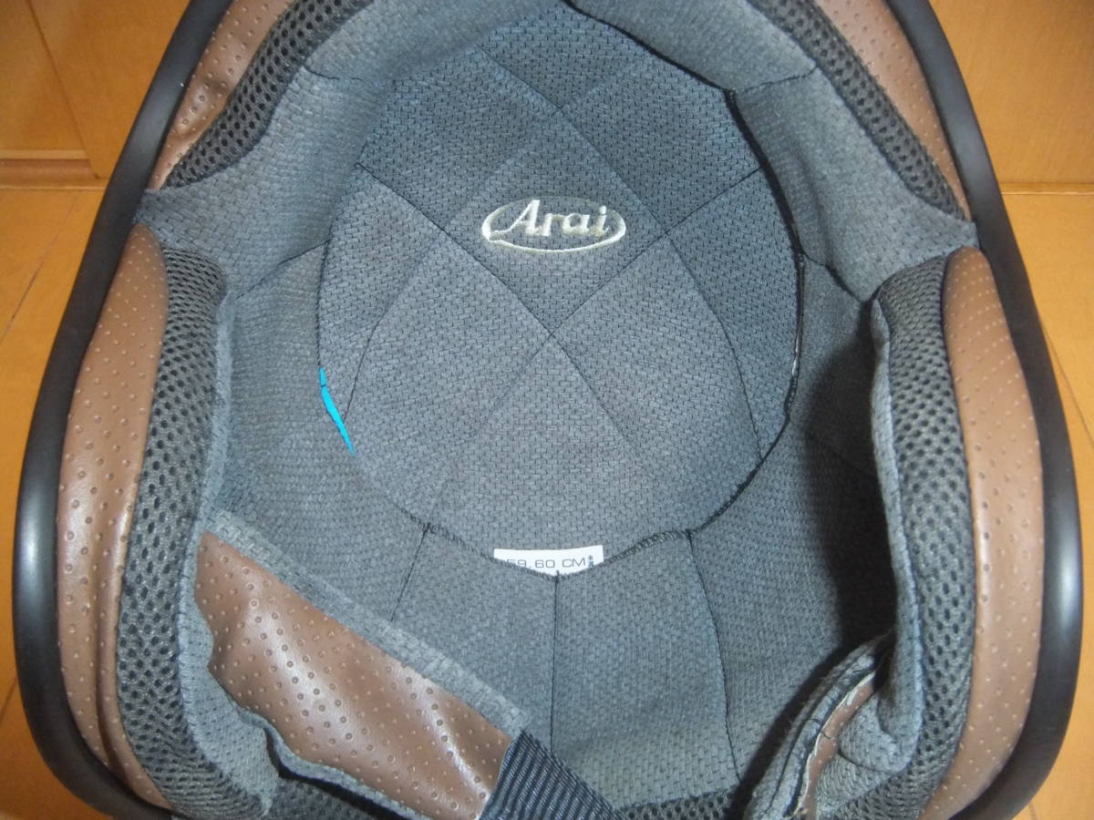 中古 Arai アライ クラシックMOD カフェレーサー 白/ホワイト
