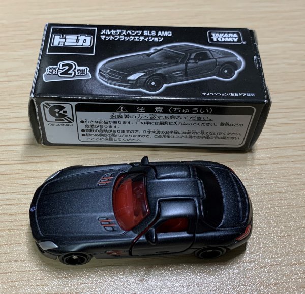 希少 トミカ メルセデスベンツ SLS AMG マットブラックエディション