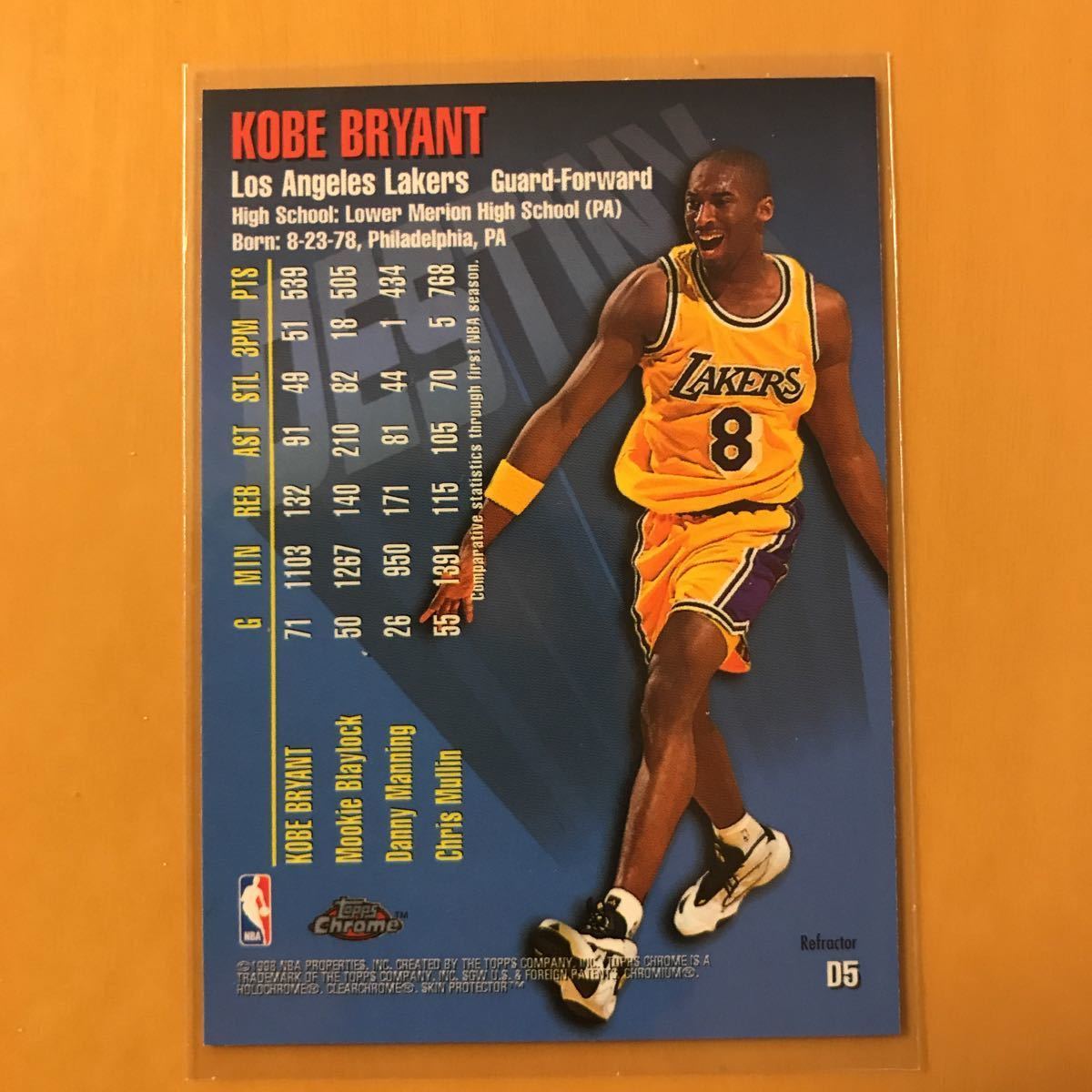 kobe コービー ブライアント 直筆サインカード 世界49枚限定 