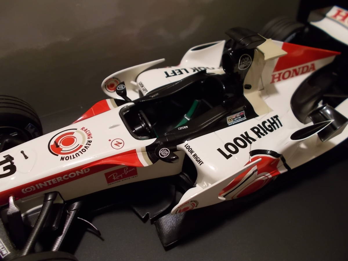 ミニチャンプス 1/18 ホンダ レーシング F1 チーム RA106 J.バトン
