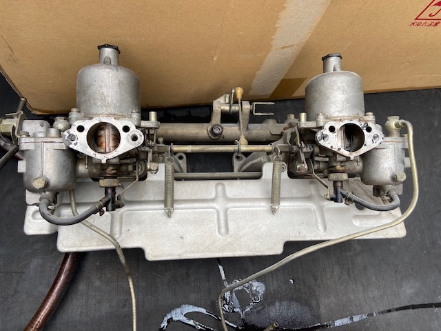 47年式外し S30z用 SUツインキャブ＆エアクリーナー S30Z L28 L20 GC10 