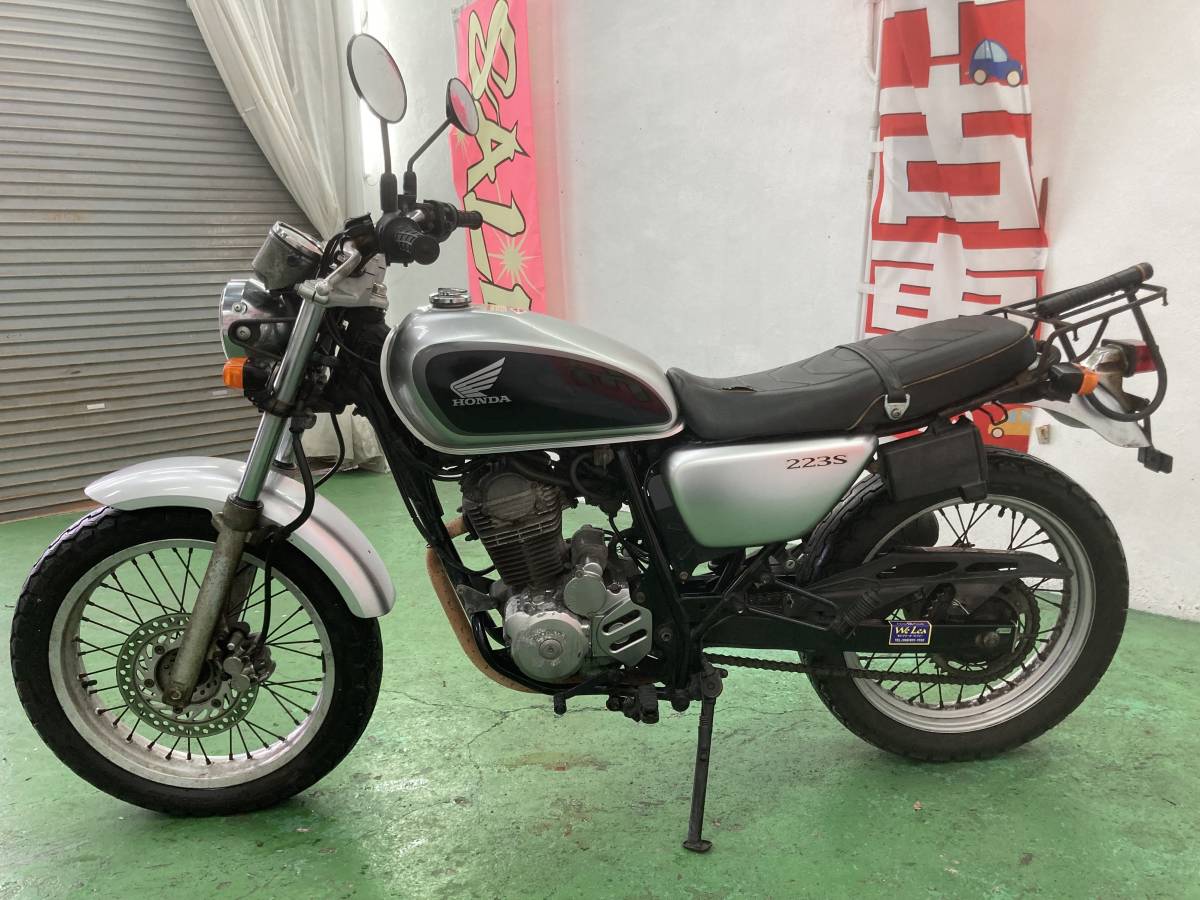 沖縄県発☆早い者勝ち!】バイク ホンダ CB223S 223cc 2人乗り 実働 