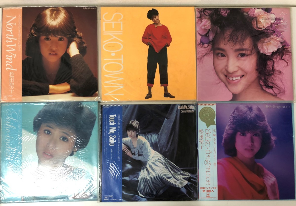 8YI可03043E】☆1円～☆全部 松田聖子☆まとめ大量☆スコール ユートピア