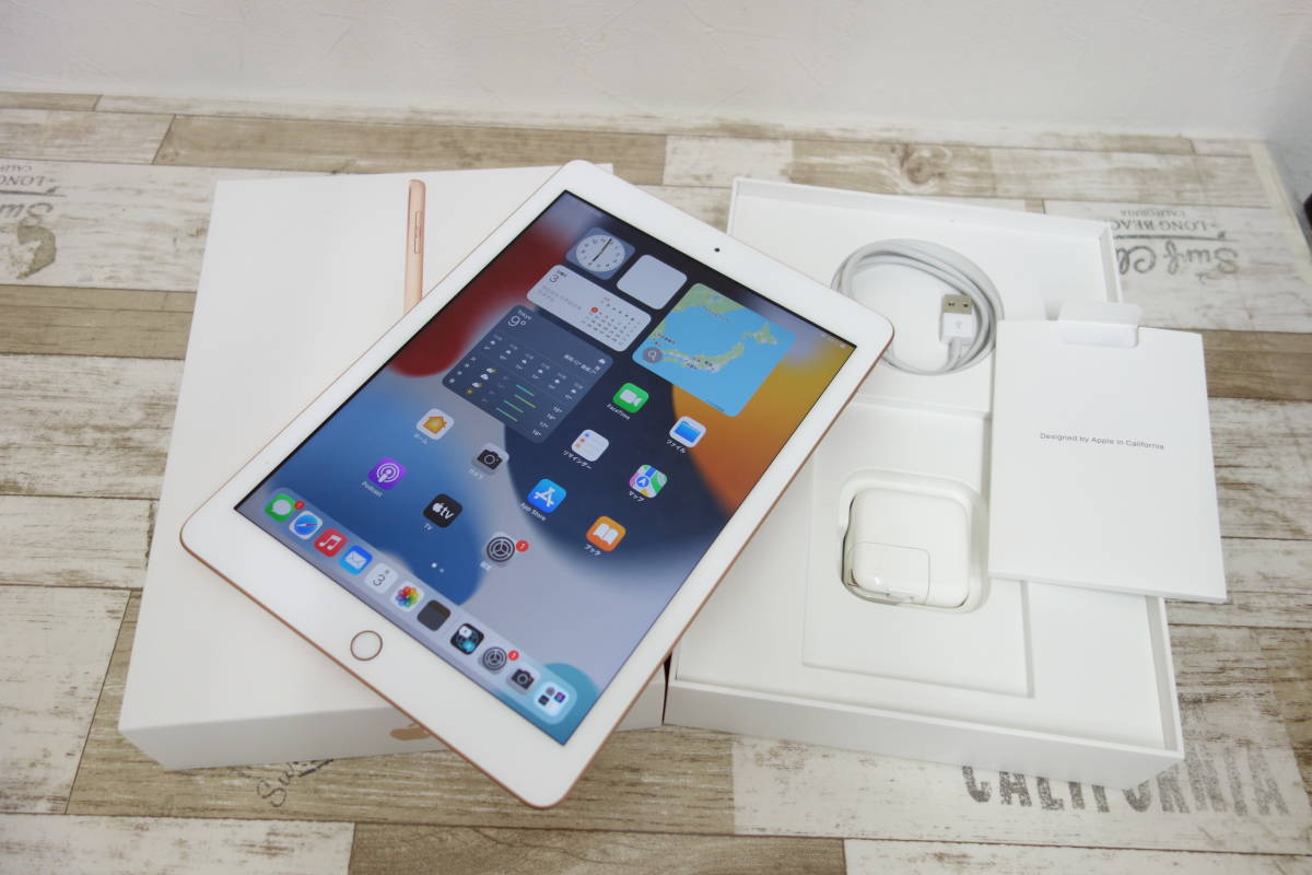 美品 Apple iPad 第6世代 Wi-Fiモデル 128GB ゴールド MRJP2J/A