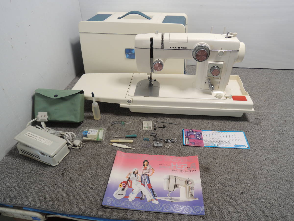 JANOME MODEL ミシン ジャノメ 0 カム式模様縫い 802型 ハンドクラフト 