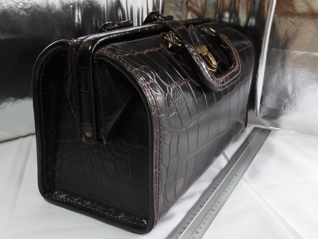 ヴィンテージ☆Upjohn 医薬品メーカー? Doctor Bag ドクターバッグ 革 